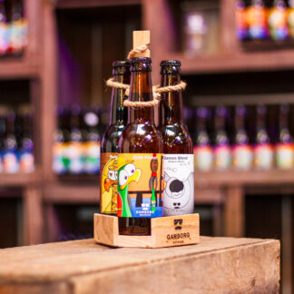 Øl-holder med 3 øl.