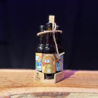 Øl-holder med 3 øl.